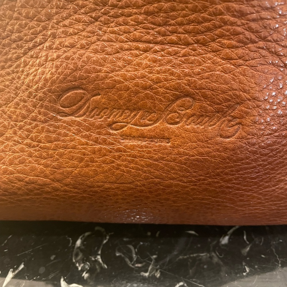Dooney & Bourke Large Brown Leather Tote - Picture 2 of 13